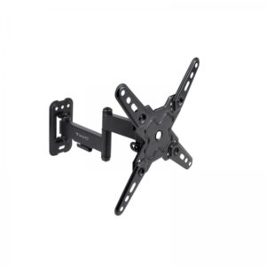 tooq soporte de pared con brazo articulado para pantallas de 13" 43" giratorio e inclinable gestion de cables peso max 20kg vesa max. 200x200mm color negro