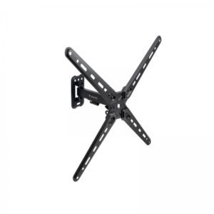 tooq soporte de pared con brazo para pantallas de 13" 55" giratorio e inclinable gestion de cables peso max 25kg vesa max. 400x400mm color negro