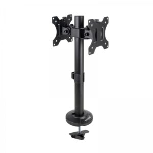 tooq soporte de mesa para 2 monitores de 17" 32" gestion de cables peso max 8kg x brazo vesa max. 100x100mm color negro
