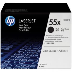 hp ce255xd negro pack de 2 cartuchos de toner original 55x