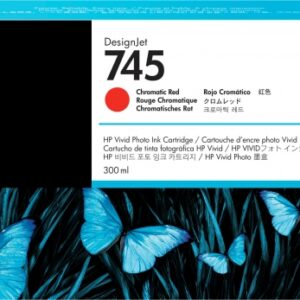hp f9k06a rojo cromatico cartucho de tinta original 745