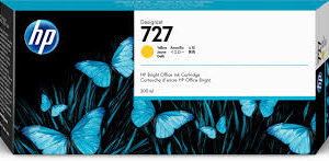 hp f9j78a amarillo cartucho de tinta original 727