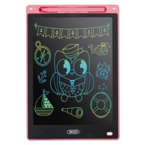 xo tableta digital pantalla 10" hueco porta lapiz borrado con un solo toque color rosa