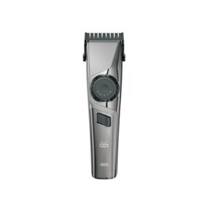 xo cortapelo de 3 velocidades hasta 6000rpm ipx6 usala con cable o bateria display hasta 180min autonomia ajustable mediante rotor incluye 6 cepillos color negro
