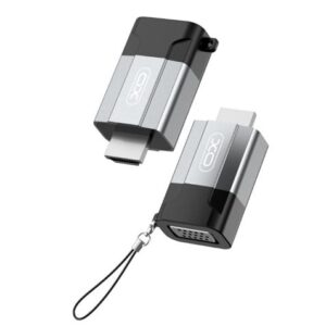 xo adaptador hdmi soporta hasta 1080p aluminio color negro