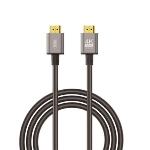 xo cable hdmi resolucion 4k alta velocidad conectores chapados en oro compatible con multiples dispositivos color negro