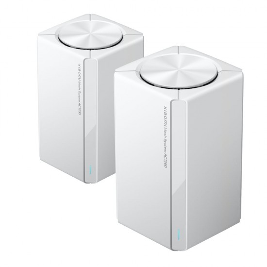 xiaomi ac1200 pack de 2 sistemas wifi mesh dual band velocidad hasta 1200mbps 2 puertos rj 45