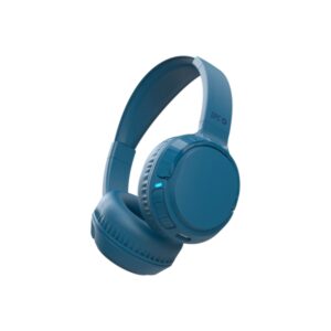 spc heron 2 studio auriculares de diadema inalambricos conexion a dos dispositivos 50h de autonomia plegables color azul