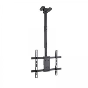 tooq soporte de techo para pantallas 32 75" angulo de giro 180º inclinable gestion de cables peso max. 60kg vesa max. 400x400mm color negro