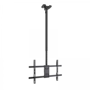 tooq soporte xl de techo para pantallas 43 86" angulo de giro 180º inclinable gestion de cables peso max. 60kg vesa max. 600x400mm color negro