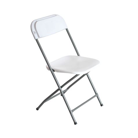 sungarden silla resina plegable 80x50x45cm color blanco