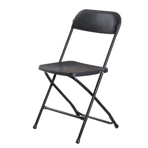 sungarden silla resina plegable 80x50x45cm color negro