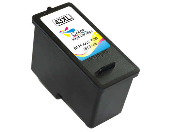 lexmark 43xl/41 color cartucho de tinta generico reemplaza 18y0143e/18y0141e