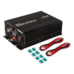 elbat convertidor de corriente 2000w color negro