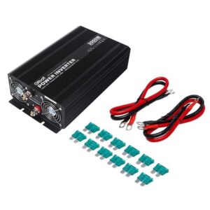 elbat convertidor de corriente 3000w color negro