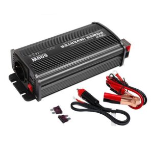 elbat convertidor de corriente 600w color negro