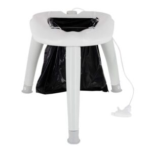 muvip inodoro seco portatil 4 litros + pulverizador color blanco
