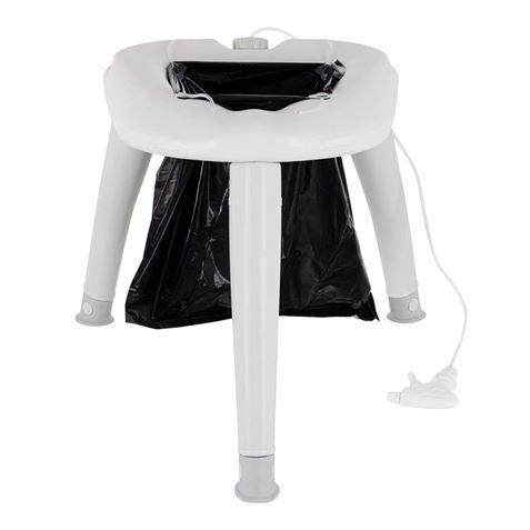 muvip inodoro seco portatil 4 litros + pulverizador color blanco