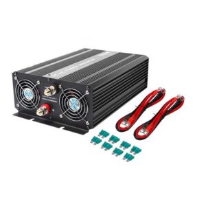 elbat convertidor de corriente onda pura 2000w color negro