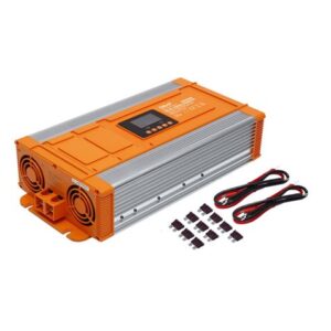 elbat convertidor de corriente onda pura con pantalla lcd 3000w color varios