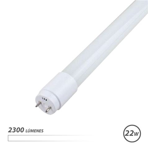 elbat tubo led cristal 22w 150cm luz blanca color blanco