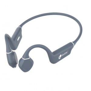 leotec kuri auriculares deportivos de conduccion osea bluetooth 5.4 autonomia hasta 12h bateria de 180mah resistencia ipx5 color gris