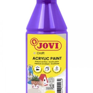 jovi jovidecor acryl pintura acrilica acabado satinado alto poder cubriente facil aplicacion multiusos resistente al agua y jabon color morado