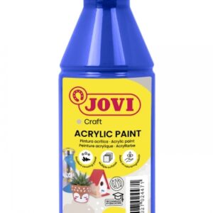 jovi jovidecor acryl pintura acrilica acabado satinado alto poder cubriente facil aplicacion resistente al agua y jabon color azul