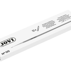 jovi pinceles artisticos pelo poney nº 00 pelo natural mango de madera calibre 00 al 12 punta redonda pelo suave color varios