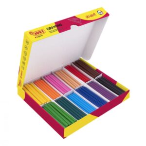 jovi crayons student caja de 300 ceras plasticas muy resistentes acabado brillante colores mezclables no huelen ni manchan gran duracion colores surtidos