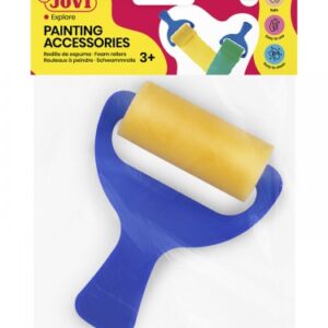 jovi painting accessories rodillo de espuma mango resistente ideal para grandes superficies facil limpieza con agua y jabon color varios