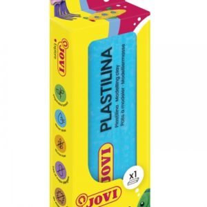 jovi pastilla de plastilina 150gr 100% vegetal no se seca sin gluten facil de moldear libre de alergenos no toxica color azul
