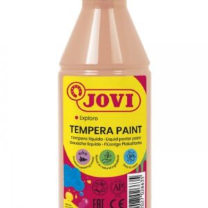jovi tempera paint tempera liquida 250ml base agua lista para usar alto poder cubriente secado rapido excelente fluidez adherencia en multiples superficies color ocre