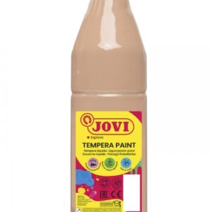 jovi tempera paint tempera liquida 500ml base agua lista para usar alto poder cubriente secado rapido excelente fluidez adherencia en multiples superficies color ocre