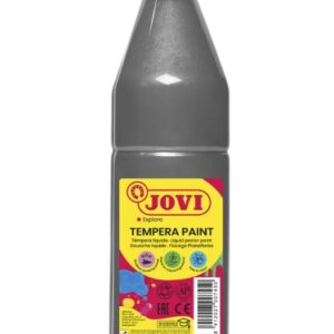 jovi tempera paint tempera liquida 500ml base agua lista para usar alto poder cubriente secado rapido excelente fluidez adherencia en multiples superficies color plata