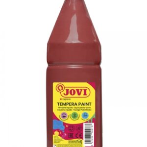 jovi tempera paint tempera liquida 1000ml base agua lista para usar alto poder cubriente secado rapido excelente rendimiento facil aplicacion color marron