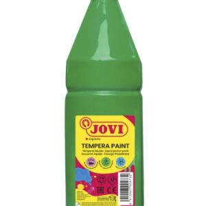 jovi tempera paint tempera liquida 1000ml base agua lista para usar alto poder cubriente secado rapido excelente rendimiento facil aplicacion color verde