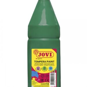 jovi tempera paint tempera liquida 1000ml base agua lista para usar alto poder cubriente secado rapido excelente rendimiento facil aplicacion color verde oscuro
