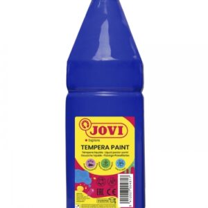 jovi tempera paint tempera liquida 1000ml base agua lista para usar alto poder cubriente secado rapido excelente rendimiento facil aplicacion color azul oscuro