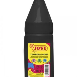 jovi tempera paint tempera liquida 1000ml base agua lista para usar alto poder cubriente secado rapido excelente rendimiento facil aplicacion color negro