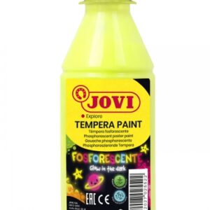 jovi tempera paint tempera liquida fosforescente 250ml brilla en la oscuridad secado rapido excelente adherencia lista para usar color verde