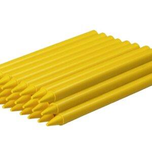 jovi plasticolor estuche de 25 ceras plasticas resistentes no manchan agradable de rayar acabado brillante gran duracion color amarillo