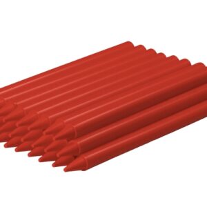 jovi plasticolor estuche de 25 ceras plasticas resistentes no manchan agradable de rayar acabado brillante mezclables duraderas color rojo
