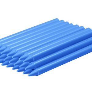 jovi plasticolor estuche de 25 ceras plasticas resistentes no manchan agradable de rayar acabado brillante gran duracion color azul