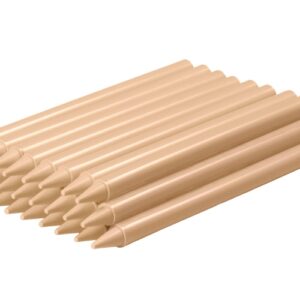 jovi plasticolor estuche de 25 ceras plasticas resistentes no manchan agradable de rayar acabado brillante gran duracion color naranja