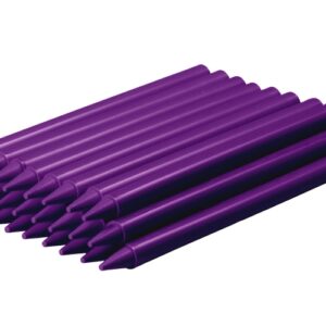 jovi plasticolor estuche de 25 ceras plasticas resistentes no manchan agradable de rayar acabado brillante color morado