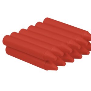 jovi estuche de 12 ceras no manchan no huelen resistentes deslizan bien faciles de afilar desarrollan motricidad fina color rojo