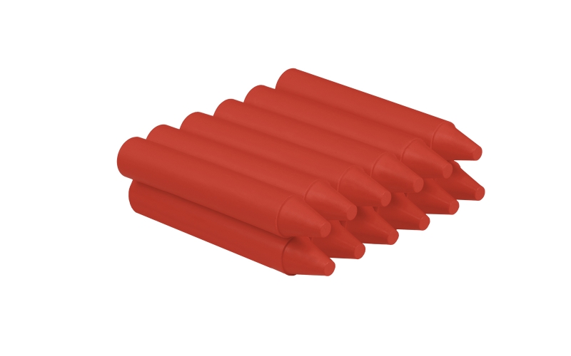 jovi estuche de 12 ceras no manchan no huelen resistentes deslizan bien faciles de afilar desarrollan motricidad fina color rojo