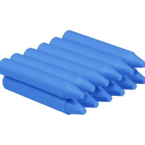 jovi estuche de 12 ceras no manchan no huelen resistentes deslizan bien faciles de afilar desarrollan motricidad fina color azul