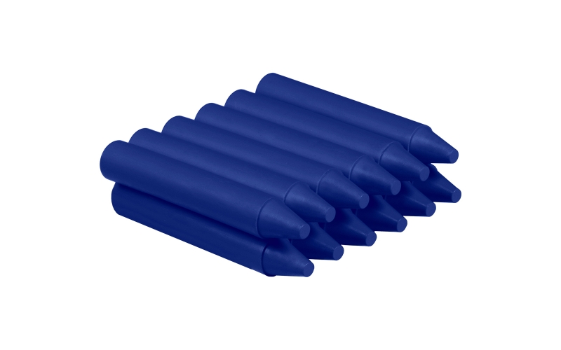 jovi estuche de 12 ceras no manchan no huelen resistentes deslizan bien faciles de afilar desarrollan motricidad fina color azul